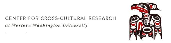 Center for Cross-Cultural Research with Native American bird symbols in red and black.