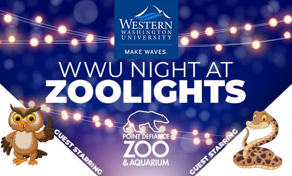 Zoolights and WWU Graphic 