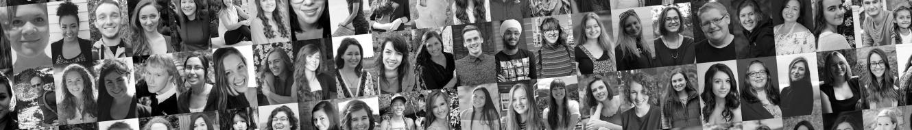 Photo collage of WWU students who have received scholarships